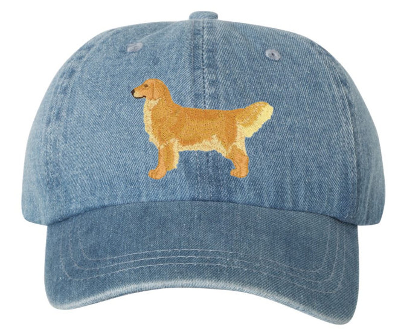 CUSTOM Golden Retriever Dog Various Breeds Hat Embroidered Men Etsy