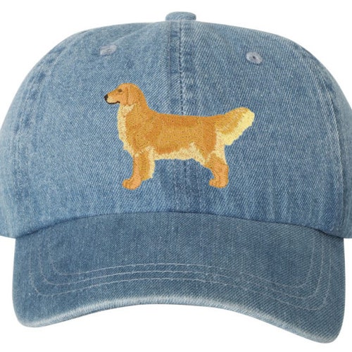 Golden Retriever Embroidered Hat Baseball Cap Dog Lover Etsy