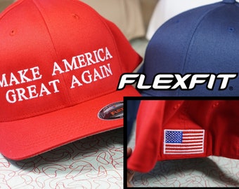 Custom Embroidered Trump Middle Finger Hat FLEXFIT Maga Pence Biden Cry Again 2020