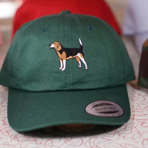 CUSTOM Beagle embroidered cap , baseball hat , dog lover gift , pet mom cap , dad hat mom , gift for pet lover dog lover hat shirt t tee