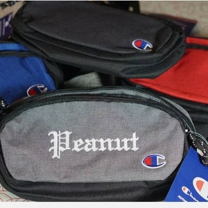 CUSTOM Add Your Name Embroidered Champion Fanny Pack Waist bag Shoulder
