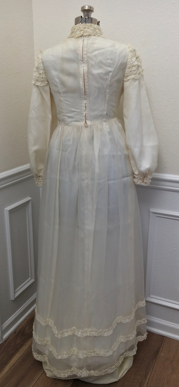 Vintage 60/70s Lorrie Deb San Francisco Wedding D… - image 6