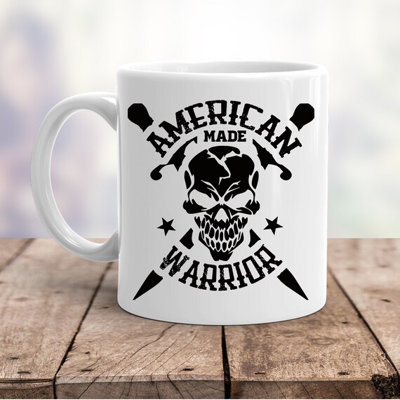 American Made Warrior Novelty 11 oz. Coffee Mug