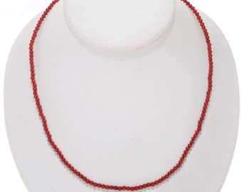 Natural Red Bamboo Coral 2mm 4mm 6mm 8mm 10mm Round Beads