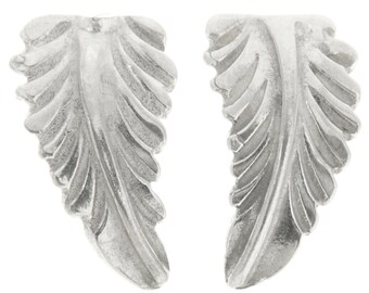 Jewelry Supply Sterling Silver Leafs Small 5/8" 6052 - Indian Jewelry Supplies