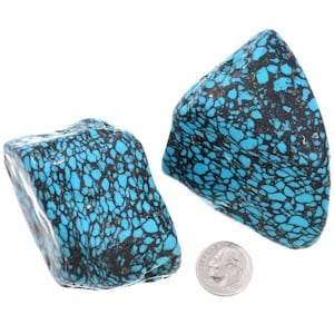 Spiderweb Turquoise Gibbsite Nuggets usd .50 per Gram 1/2 Pound Lot 0008