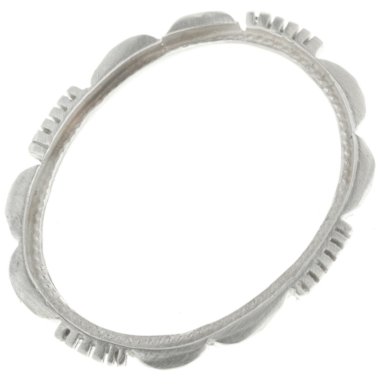 Sterling Silver Navajo Notched Frame for 30mm x 22mm Cabochons Etsy