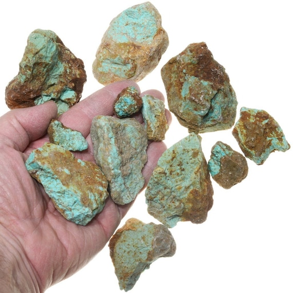 Number 8 Turquoise Rough Nuggets One Pound Lot 0054 - Etsy