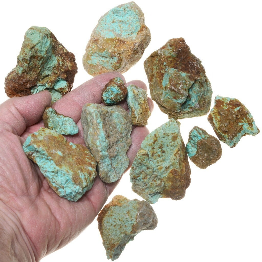 Number 8 Turquoise Rough Nuggets One Pound Lot 0054 - Etsy