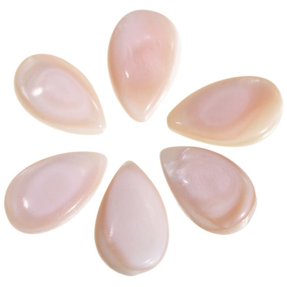 ON SALE - 4mm Natural Pink Opal Smooth Round Cabochon