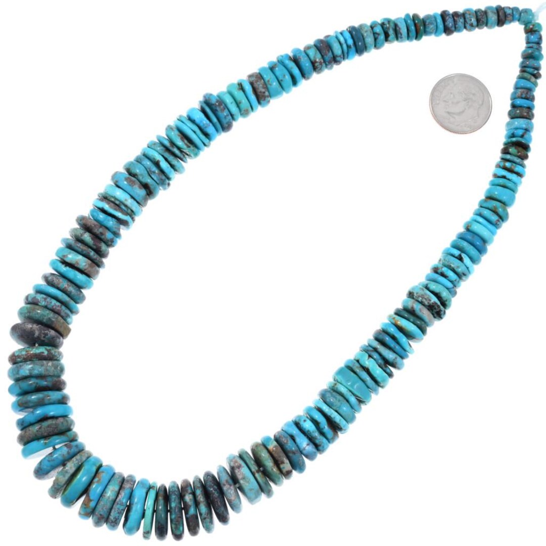 Cut Turquoise Disc Graduated Turquoise Disc Beads Spiderweb 5mm to 15mm 5034 - Etsy