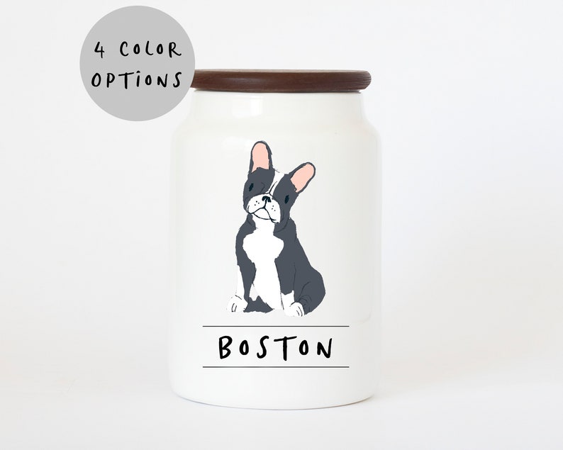 boston terrier treat jar