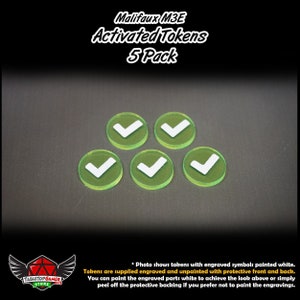 Malifaux M3E Activated Tokens - 5 Pack