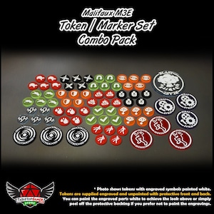 Malifaux M3E Token / Marker Set Combo Pack