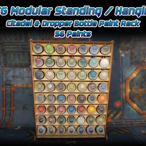 TTG Modular Standing/hanging Citadel & Dropper Bottle Paint Etsy