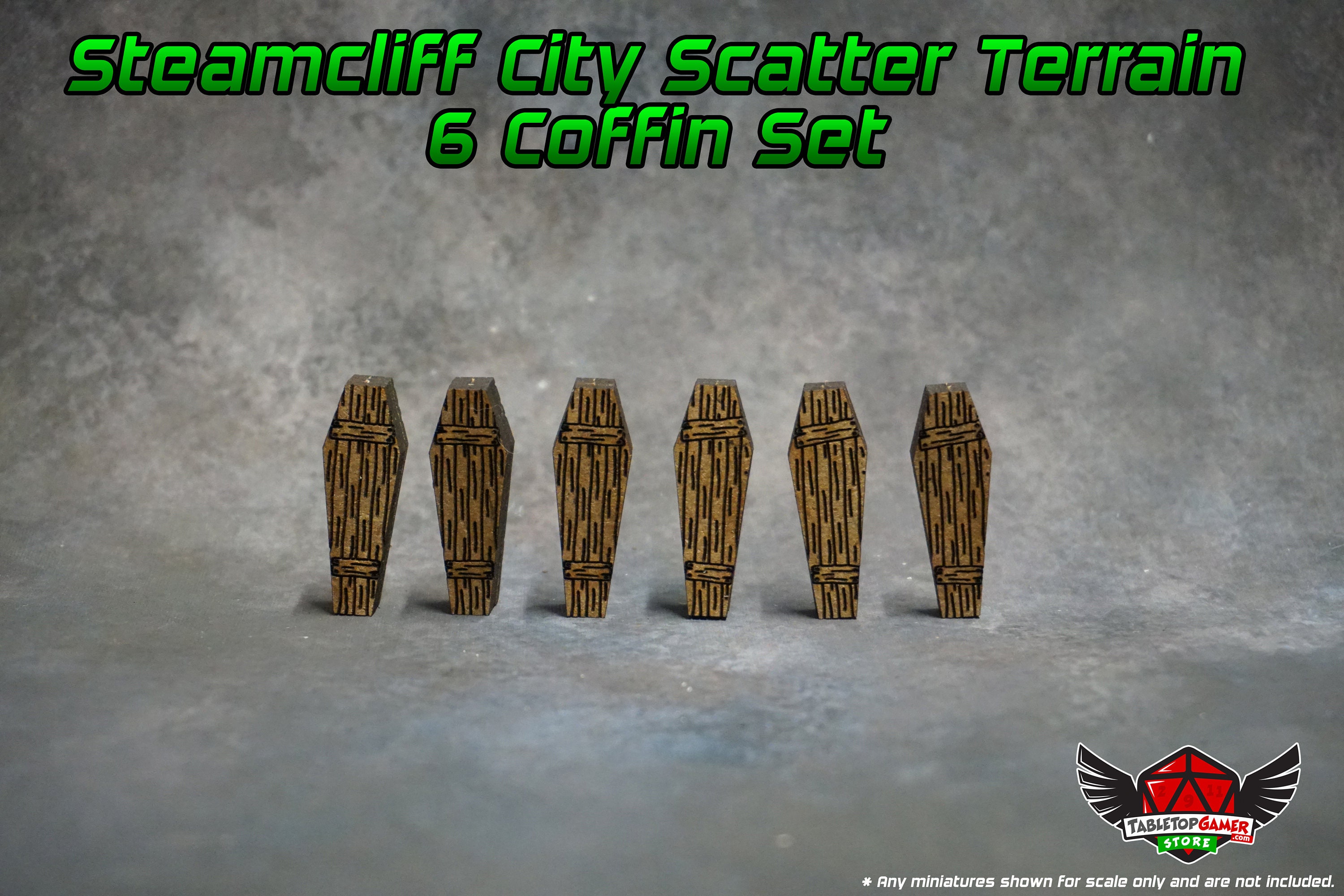 Steamcliff City Scatter Terrain Coffin Set - 6 Pack - Etsy