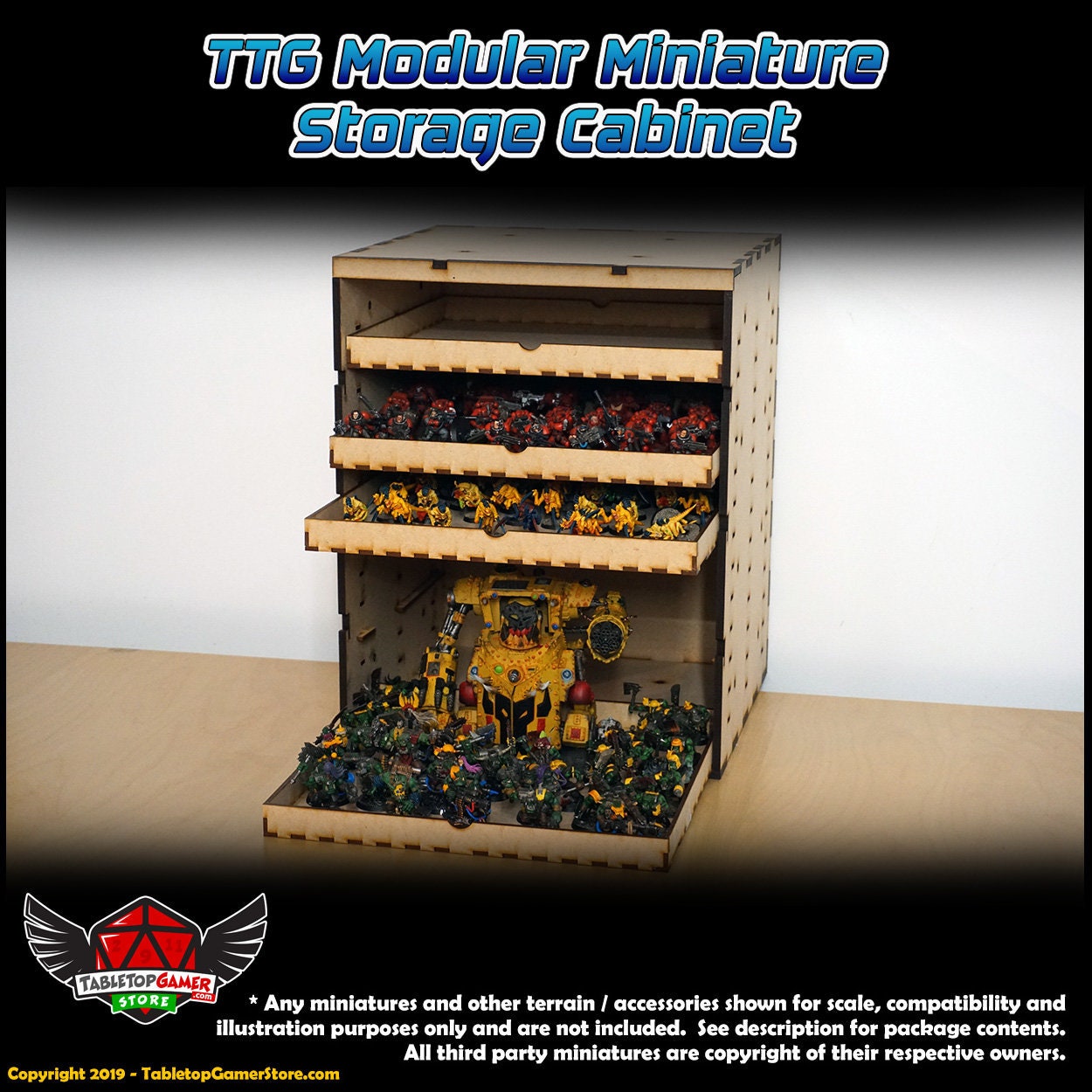 TTG Modular Miniature Storage Cabinet 