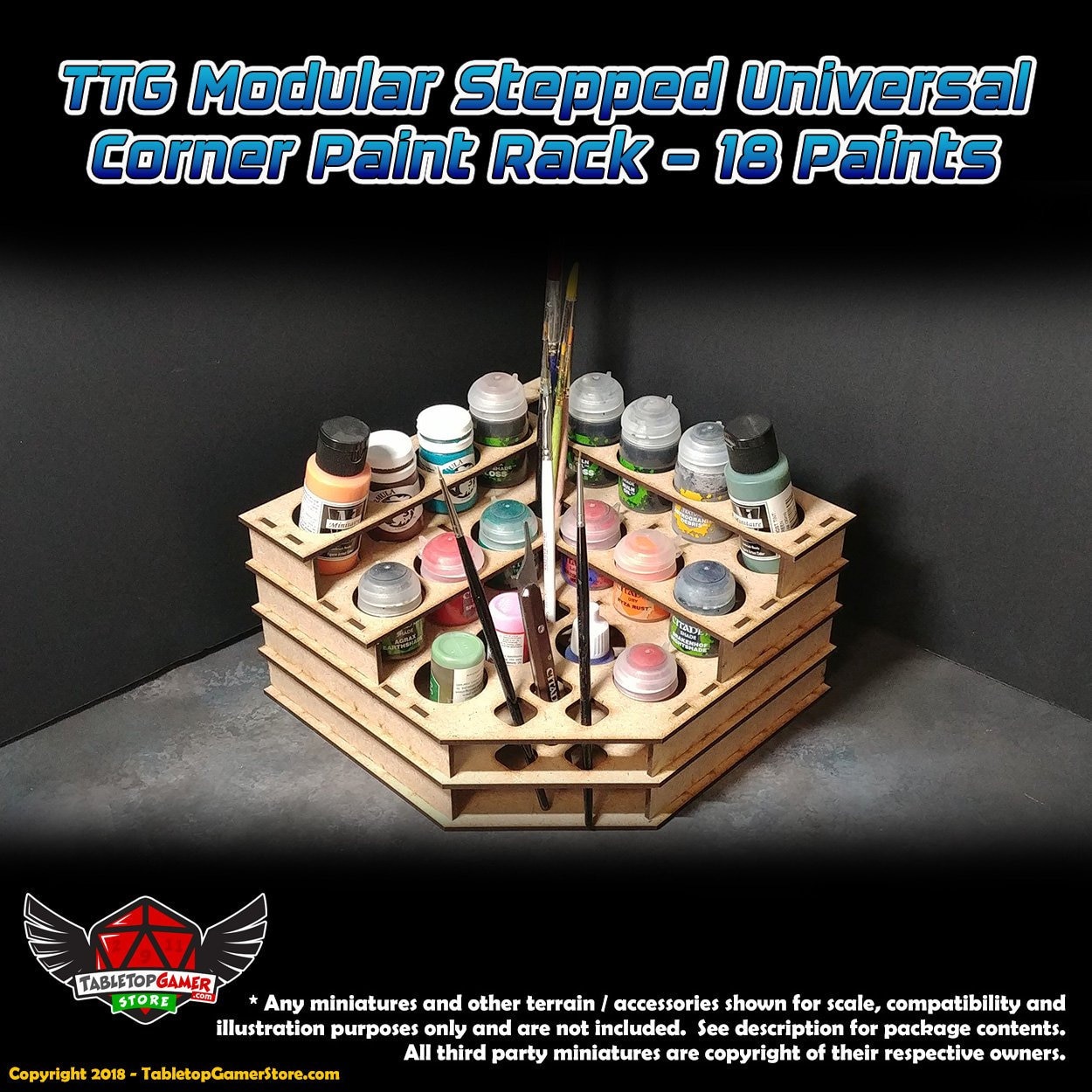 Hobby Paint Stand C for Citadel Paint Pot 