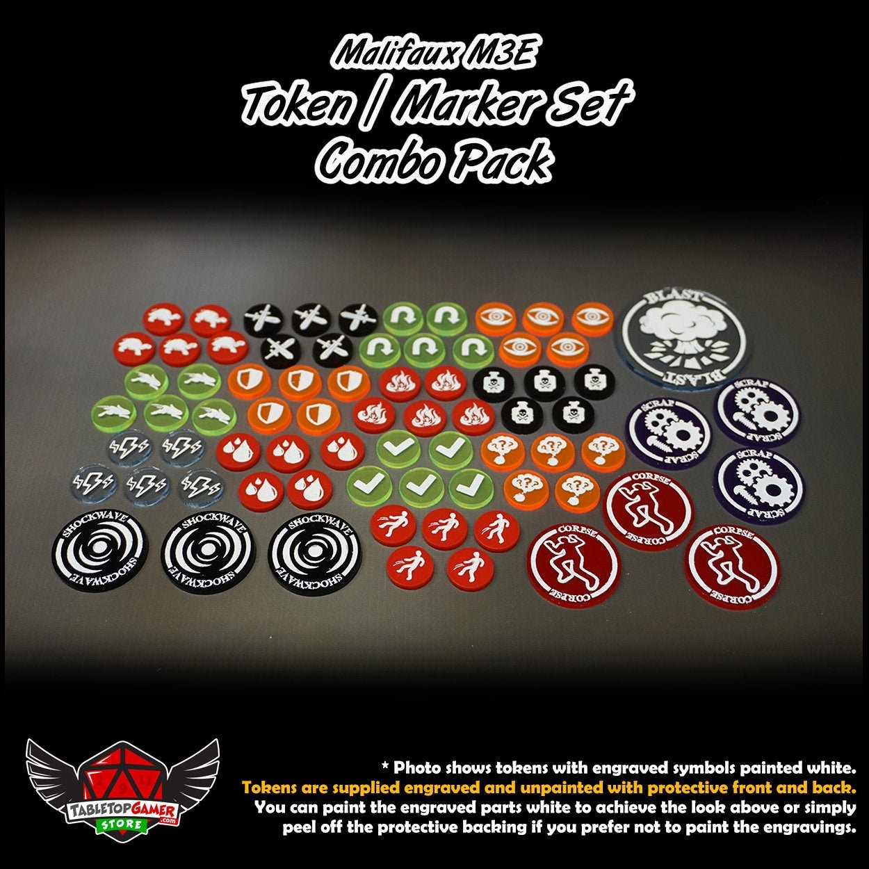 Malifaux M3E Token / Marker Set Combo Pack - Etsy Canada