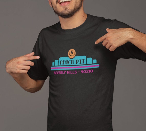 The Peach Pit Shirt Beverly Hills Shirt Luke Perry Shirt Etsy