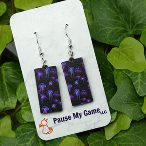 Jellyfish Acrylic Earrings