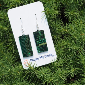 Circuit Board Earrings