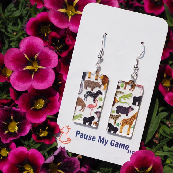 Zoo Animals Earrings