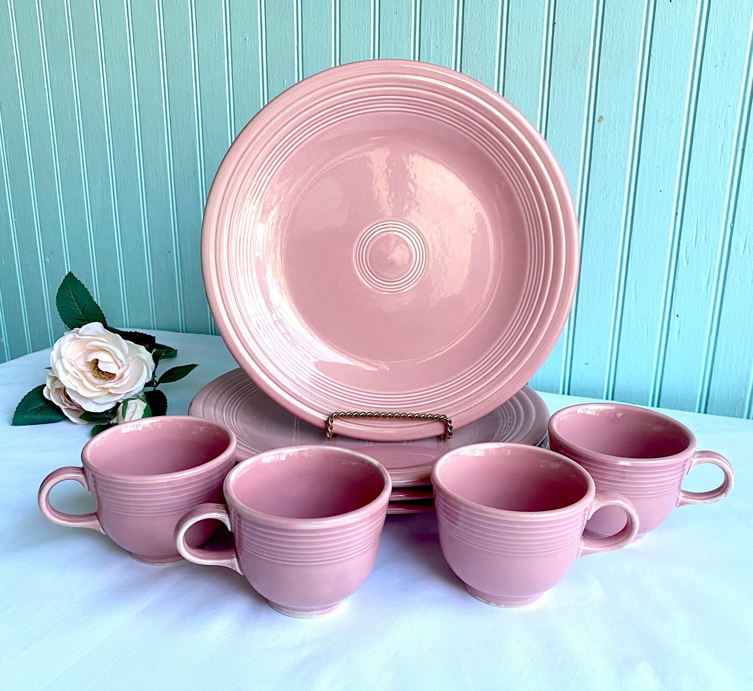 Taza Rosa Vajilla Esmaltada de Acero - Bornn Enamel - The Oh Store