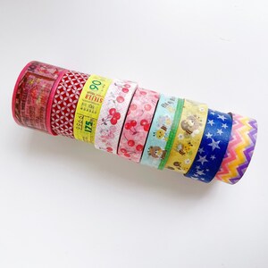 Aloha Sun Jolly Christmas Washi Tape Set (9 Rolls) Holiday Themed Silver Foil Masking Tape for Planners Journals Scrapbooks Party Decoration Art DIY