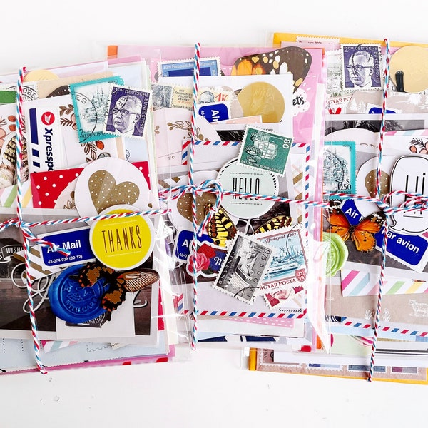 Pen Pal mailing ephemera kits