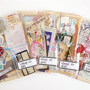 Vintage embellishments kits