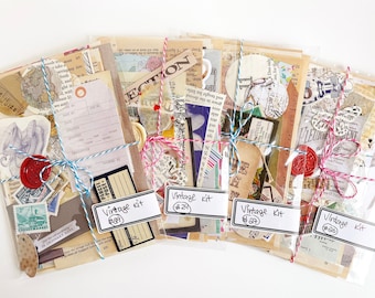 Vintage embellishments kits