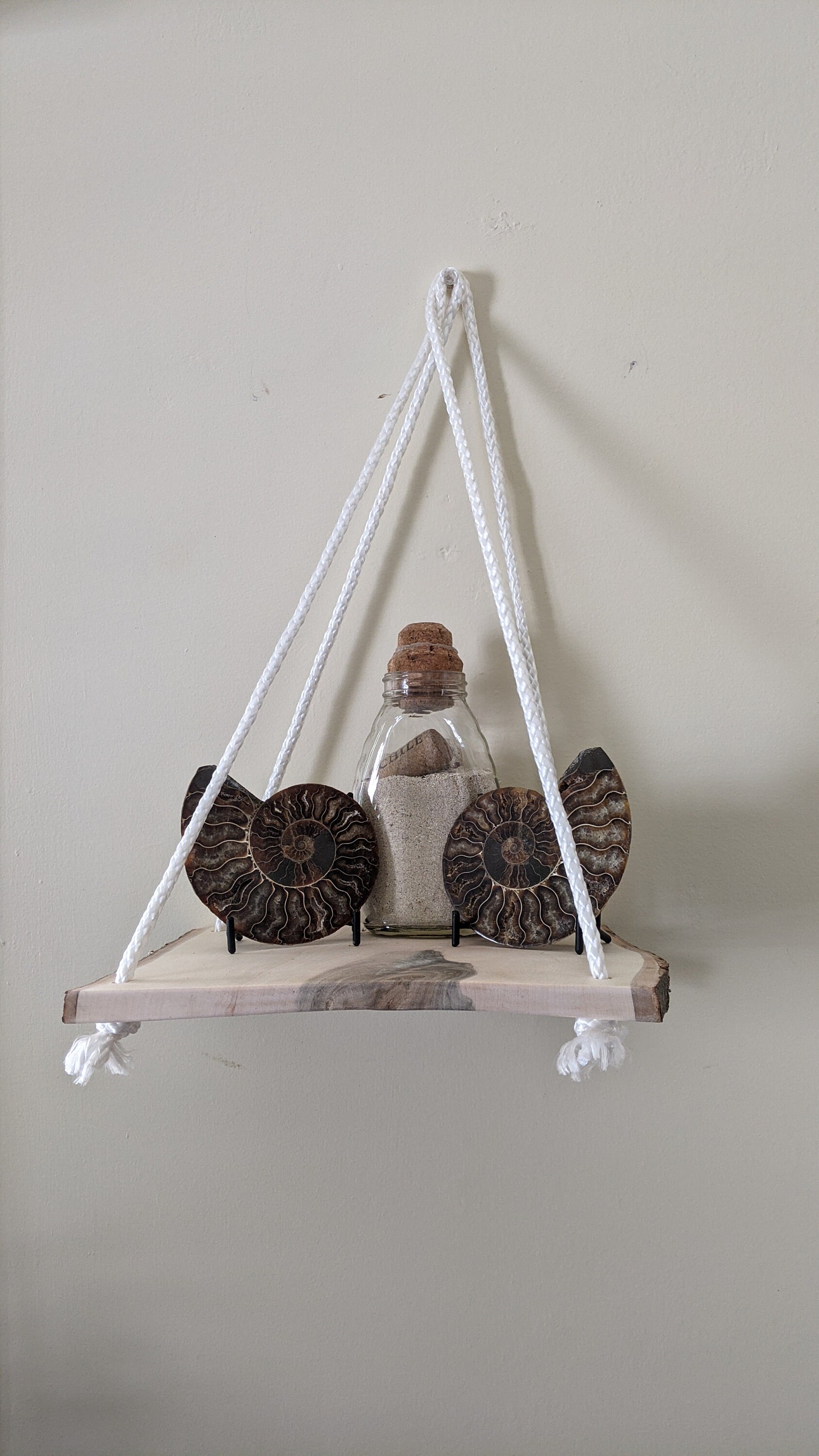 Estante colgante de madera / estante de la planta / estantes | Etsy