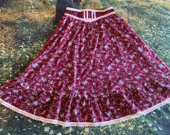 Gunne sax gunnies size 11 skirt calico