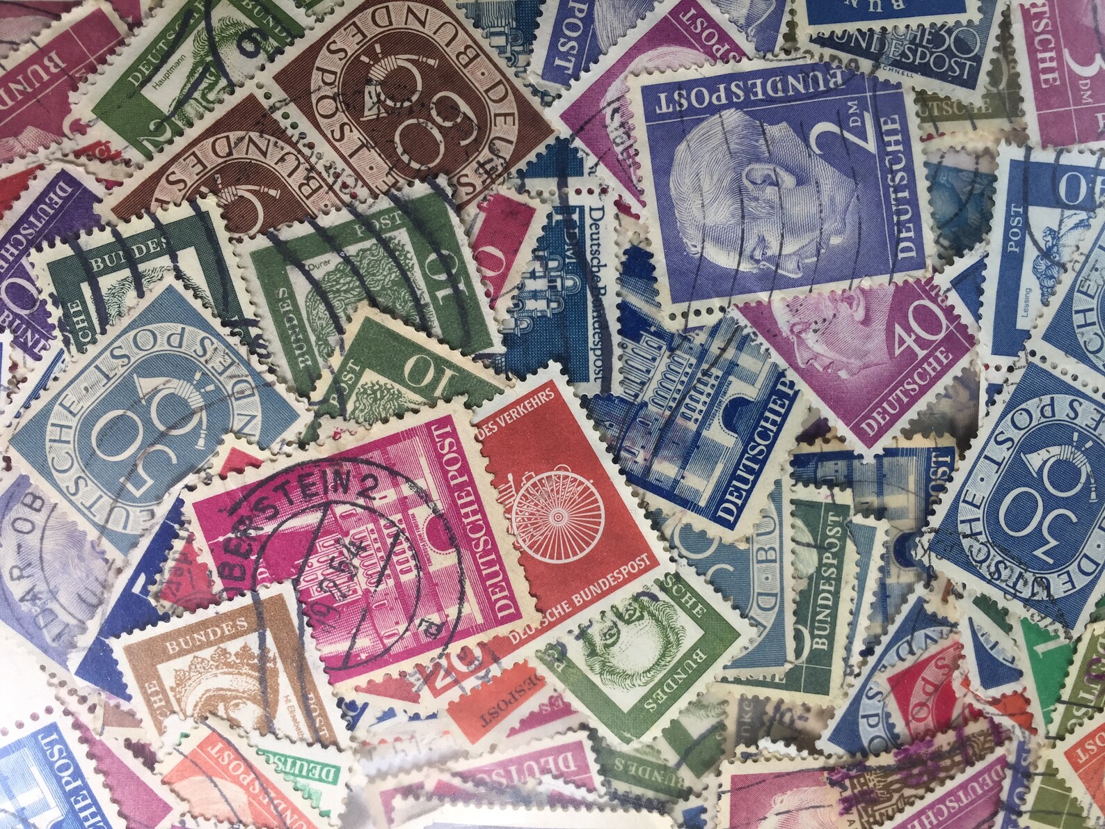 Used Stamps Worldwide 50 Etsy