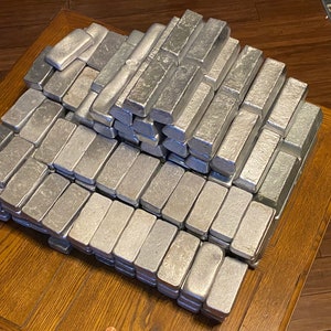 Hand poured Aluminum 5+ lbs Casting and Crafting