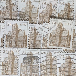 Stamp Art, Inn, House/Cottage, 24 centesimi, Eire, Irlanda, francobolli usati