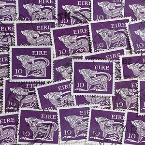 Stamp Art, Mythical Creatures, 10 cent, Ierland, Ierland, gebruikte postzegels