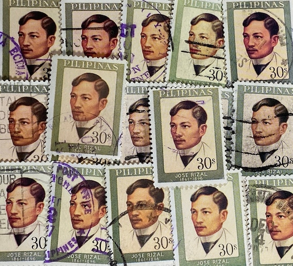 Stamp Art, Dr. Jose Rizal, 1861-1896, 30 Centavos, Philippines