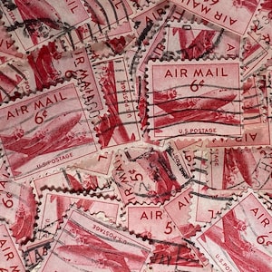 6 cent airmail stamp - Etsy 日本