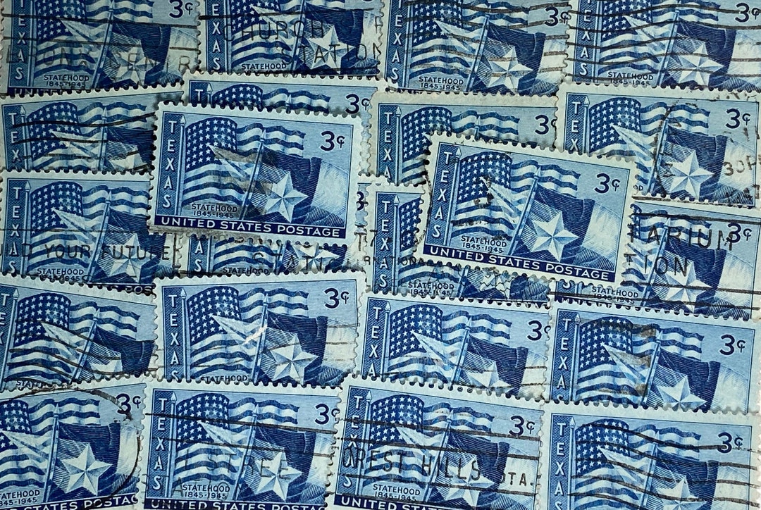 Texas Statehood 32c Unused Vintage 1995 Postage Stamps...