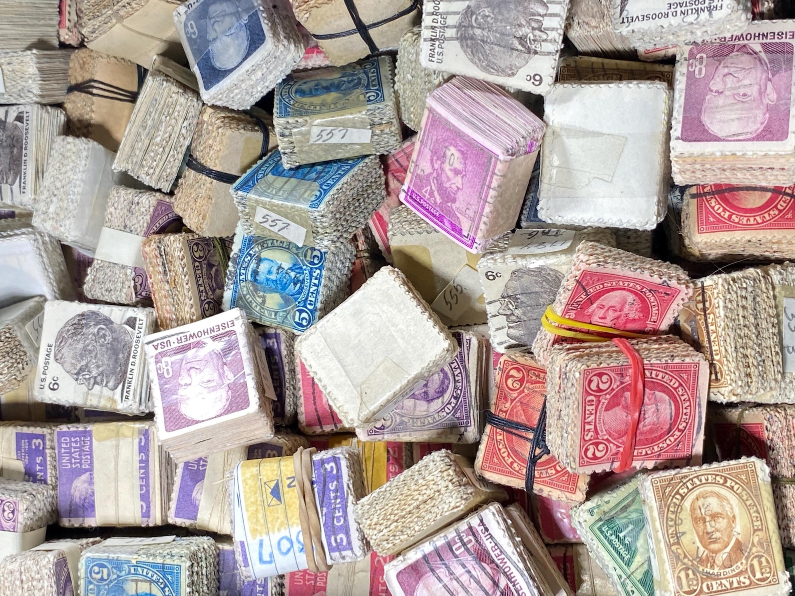 Multiple Stamps Incorrectly Vintage USA President Stamps, 200-1000 Stamps, Many Duplicates, 1900's ...
