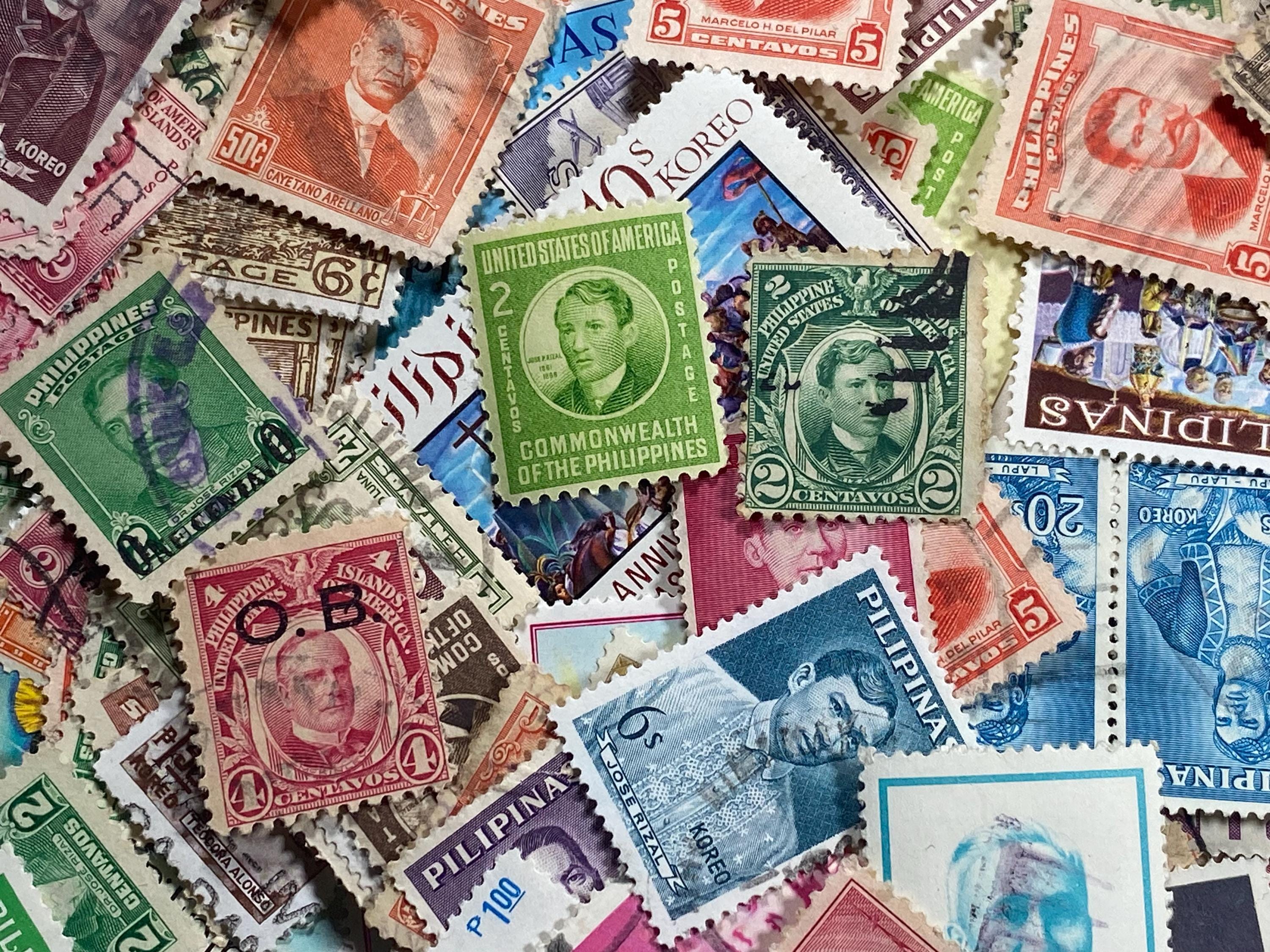 Vintage Philippine Stamps - Etsy