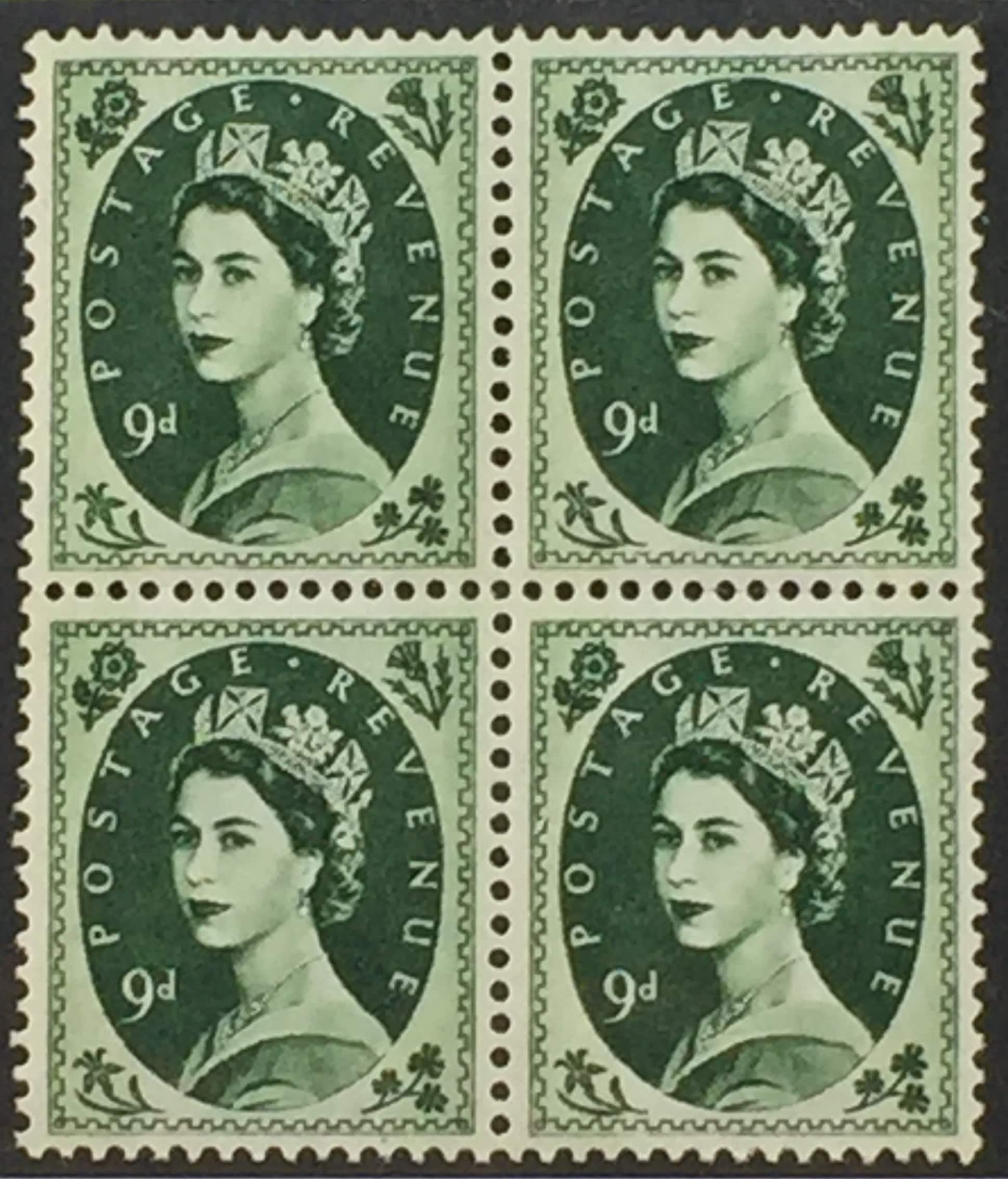 3368 外国切手 イギリス 2005年ワイルディング城 エリザベス女王像 凹版 エリザベス2世ワイルディング女王の切手、未使用の英国切手4枚 - Etsy 日本