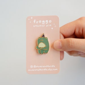 FROG PIN ~ Wizard Frog Hard Enamel Pin