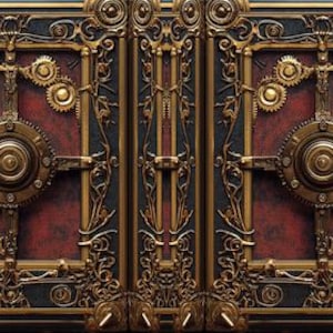 40 Steampunk Miniature Book Covers, Downloadable Printable Books, Set ...
