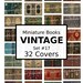 32 Vintage Miniature Book Covers, Downloadable Printable Books, Set 8 ...