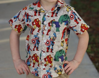 Personalized Boys Button Ups