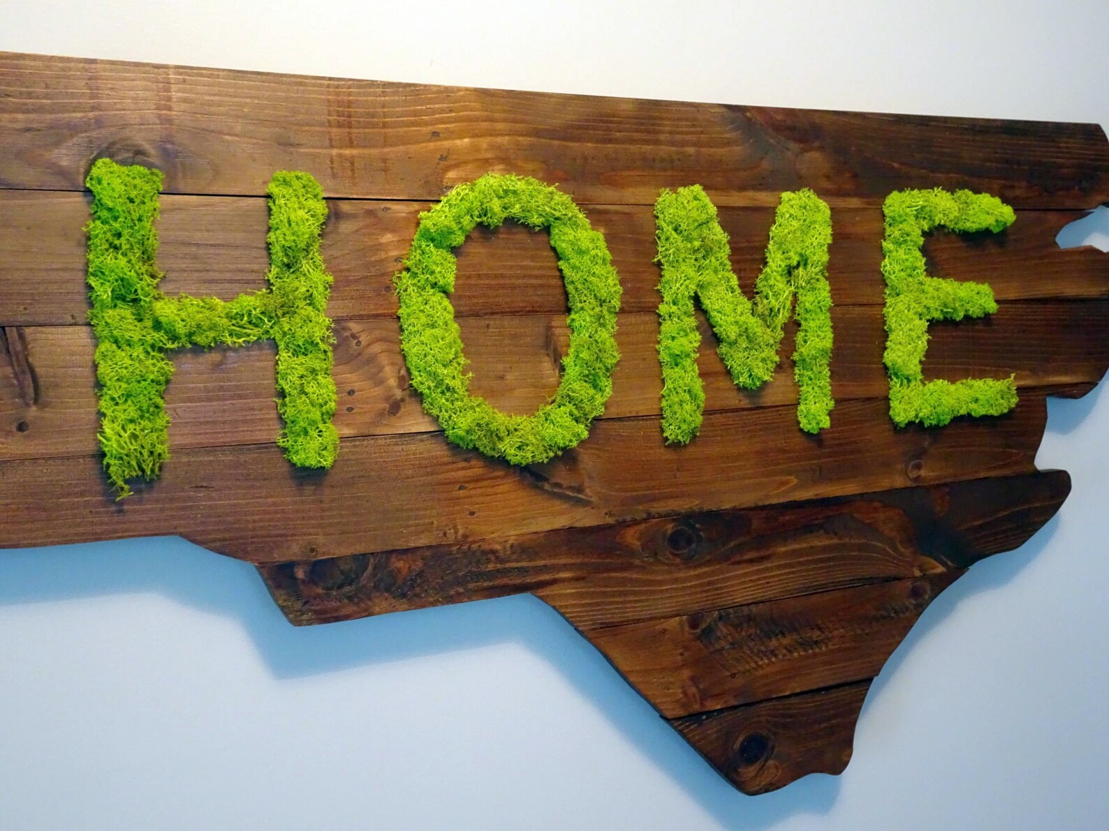 Moss Word Decor Preserved Moss Decor Custom Sign Moss Etsy