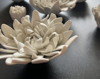Chrysantenbloemenset – bloemenmuursculptuur, 14-delig